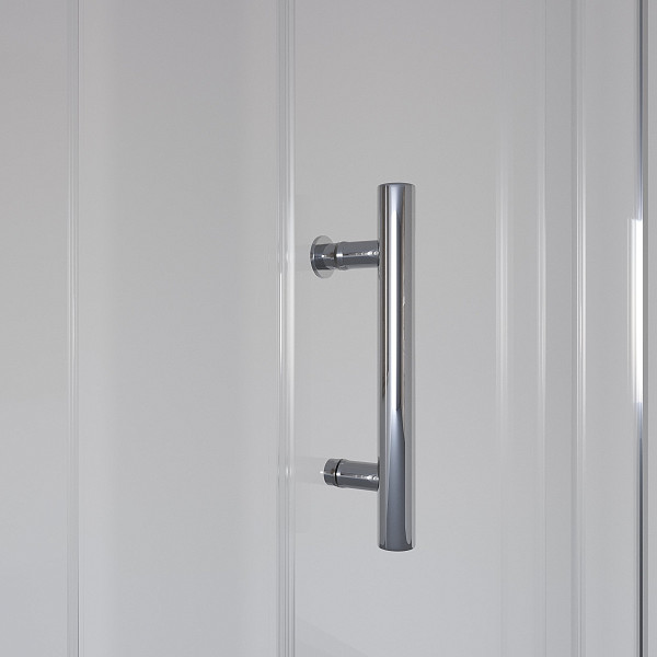 Душ. уголок NG-010-14D (1000х1000х1950) низкий поддон(13 см) стекло ПРОЗРАЧНОЕ 2 места