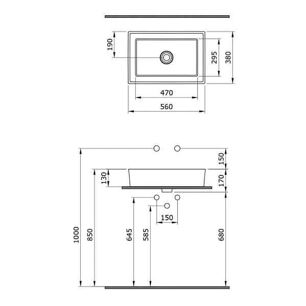 Раковина Bocchi Vessel 1172-020-0125 антрацит