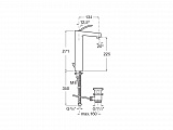 Смеситель Roca Moai для раковины 5A3446C00
