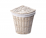 Плетеная корзина для белья с крышкой Wasserkraft Vils WB-560-M