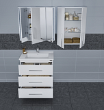 Тумба под раковину Вегас 75 напольная Санта 226008л