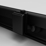 W84G-403-9090-BТ Душевое ограждение Func Square Slide 90х90, черный, прозрачное