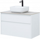 Тумба под раковину Aquanet Nova Lite 90 белый (2 ящика) 00242268