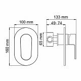 Смеситель для душа Wasserkraft Donau 5351