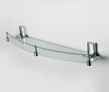 Полка стеклянная с бортиком Wasserkraft Leine K-5044