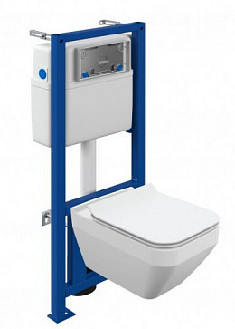 Комплект CREA SQUARE CO DPL EO slim инсталляция LINK PRO