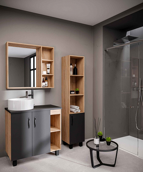 Тумба под раковину напольная Grossman Флай 80 см 108002