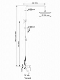 Душевой комплект со смесителем Wasserkraft A14401