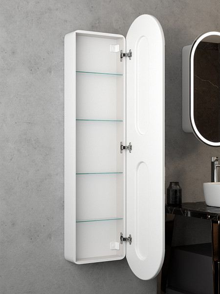 Зеркало-пенал Континент "Elmage white LED" 450х1600