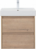Тумба под раковину Aquanet Nova Lite 60 дуб крафт (2 ящика) 00287901