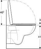 Унитаз с инсталляцией Geberit Renova 500.124.TC.R с горизонтальным выпуском