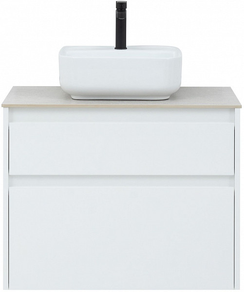 Тумба под раковину Aquanet Nova Lite 75 белый (2 ящика) 00242272
