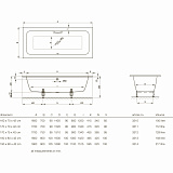 Стальная ванна Bette  One 180х80 3313-000