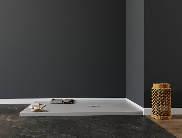 Душевой поддон Aquanet Pleasure 140х80 серый 00258878