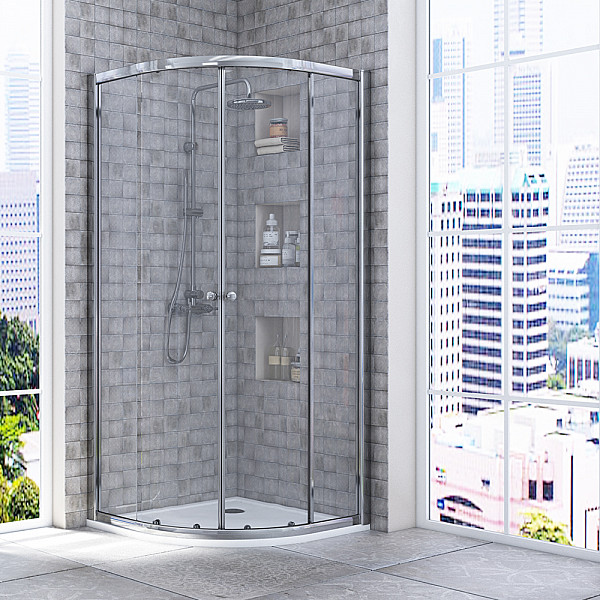 Душевое ограждение Aquaton Ritsa в четверть круга 80х80х200 1AX005SSXX000