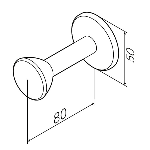 A3035800 Sensation, Крючок для халата, хром, шт