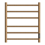 Полотенцесушитель электрический Point Аврора PN10856BR П6 500x600 диммер справа, бронза