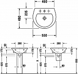 Раковина Duravit Darling New 2621550000 55 см