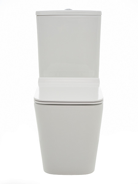 AQM1003 Унитаз напольный Rimless AQUAme с сиденьем SoftClose, горизонтальный выпуск. 680x360x405мм