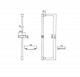 Стойка для душа, Sicily, IDDIS, SIC6500i17