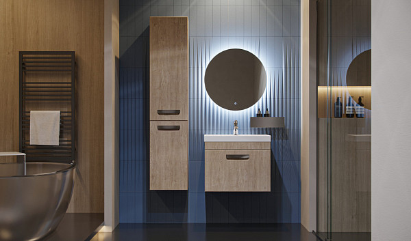 Пенал подвесной Estea 160, дуб санремо