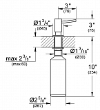 Дозатор для жидкого мыла Grohe Cosmopolitan 40535000 