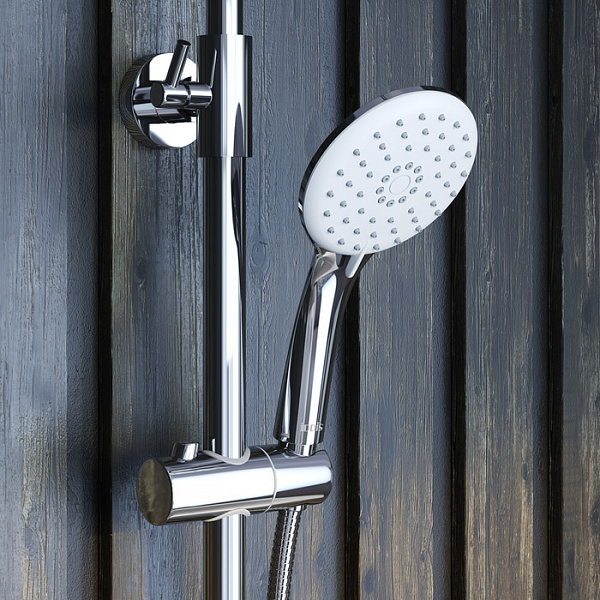 Смеситель для ванны с верхним душем, Shelfy, IDDIS, SHESB3Fi06