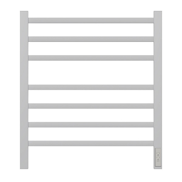 Полотенцесушитель электрический Point Вега PN71856W П7 500x600, диммер справа, белый