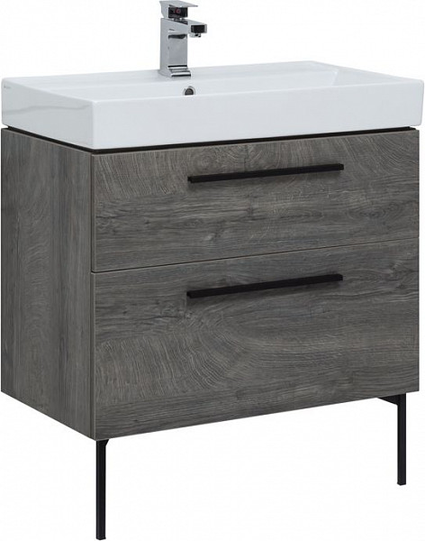 Мебель для ванной Aquanet Nova 75 дуб рошелье (2 ящика) 00243251