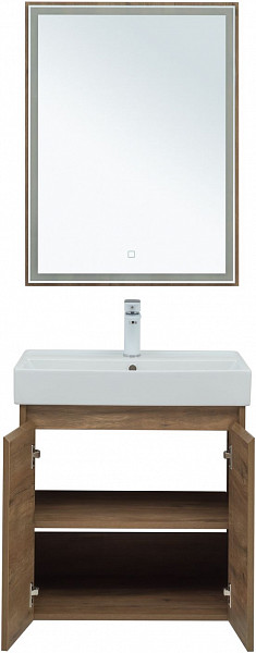 Мебель для ванной Aquanet Nova Lite 60 дуб рустикальный (2 дверцы) 00302534