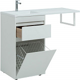 Тумба под раковину Aquanet Токио 58 белый (напольная, 1 ящик) 00239290