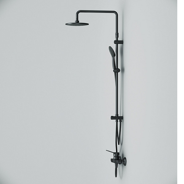 F42885A24  X-Joy набор 2в1: см-ль д/душа, верхний душ d 220 мм, ручн.душ 110 мм, 1 ф-ция, душевая шт