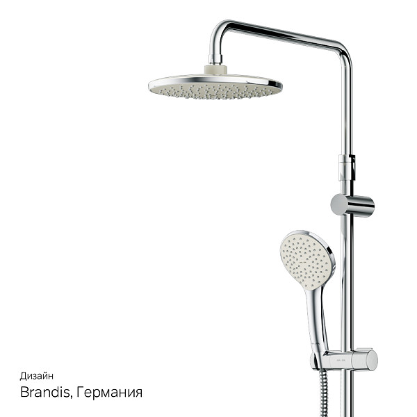 F0785C900 Sunny,душ.система,набор:см-ль д/ванны/душа,верхний душ d220 мм, ручной душ 110 мм, 1 функц