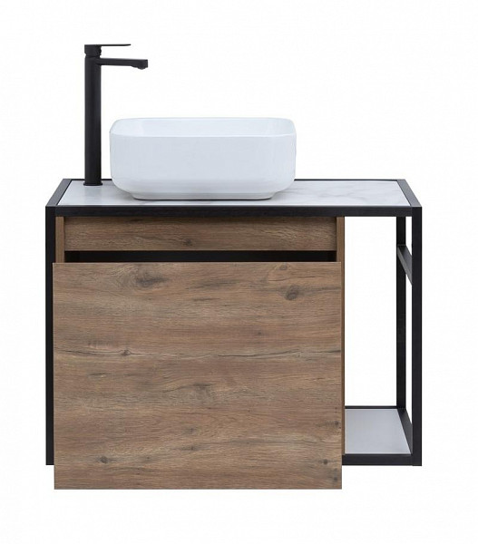 Тумба под раковину Aquanet Nova Lite Loft 75 L дуб рустикальный 00261658