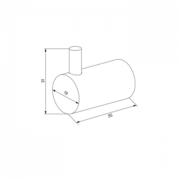 Комплект  одинарных крючков, сплав металлов, Petite, матовое золото, IDDIS, PET2G02i41