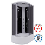 Душ.каб. NG-2510-14RG (1200х800х2150) высокий поддон(40см) стекло ТОНИРОВАННОЕ 4 места