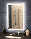 Зеркало AZARIO Teodoro 550х800, влагостойкое с подсветкой и гравировкой (CS00063645)