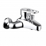 Смеситель для ванны c коротким изливом Bravat Loop F6124182CP-01-RUS