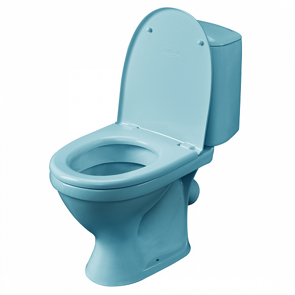 Унитаз-компакт Santeri Соната голубой 1.P201.2.S06.00B.F