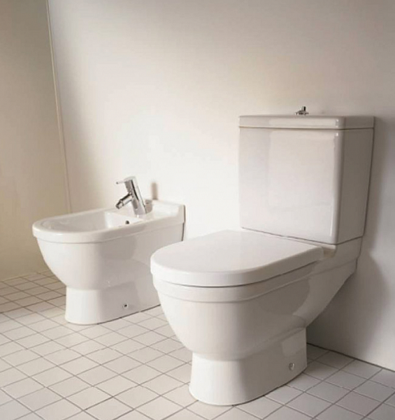 Унитаз-компакт Duravit Starck 3 0126090000 напольный с бачком 0920100005