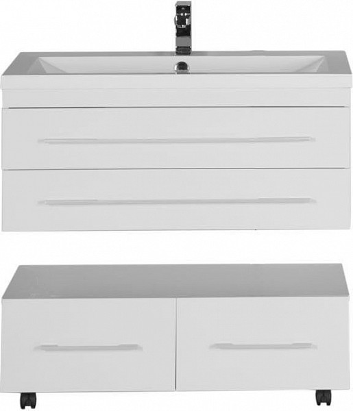 Тумба под раковину Aquanet Нота 100 белый 00171496