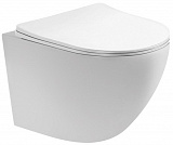 SET Aquatek ЕВРОПА+Geberit (111.154.11.1+AQ1901-00). Комплект  5в1(инсталляция+кнопка+крепеж+унитаз+крышка)