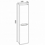 Пенал подвесной Grossman Адель 35 см 303201