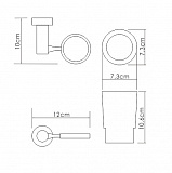 Подстаканник одинарный Wasserkraft K-28228