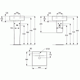 Раковина Ideal Standard Connect Cube 40 см E8033MA