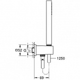 Душевая система GROHE Eurocube 119698