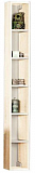 Шкаф-пенал Акватон Йорк Бежевый 17x160 1A171103YOB50