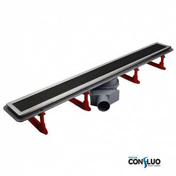 Душевой лоток Pestan Confluo Premium Line 850 Black Glass
