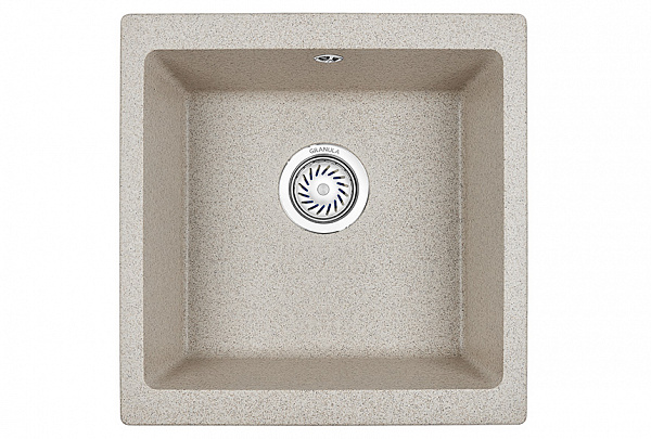 Мойка кухонная Granula квадратная кварц 4451, КЛАССИК