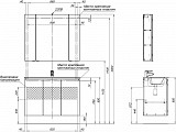 Мебель для ванной Aquanet Алвита New 100 3 дверцы, белый матовый 00274111